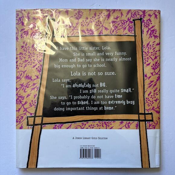 2 Childrens Books I Am Too Absolutely Small for School Dinosaur Tell the Time - Picture 6 of 8